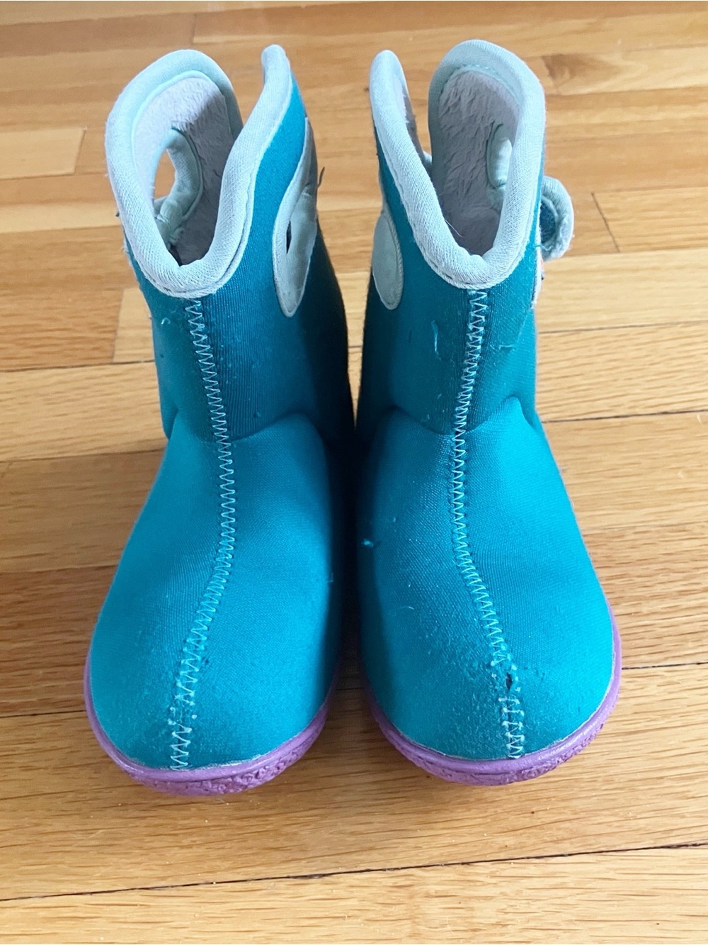 Bogs Turquoise Purple Winter Insulated Snow Boots Toddler 8